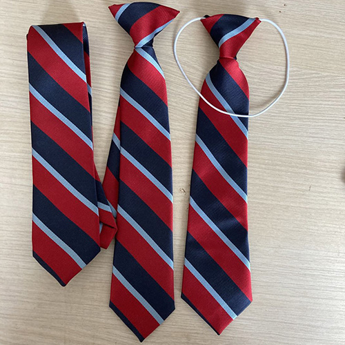 polyester woven tie,school tie,zip tie,elastic tie.